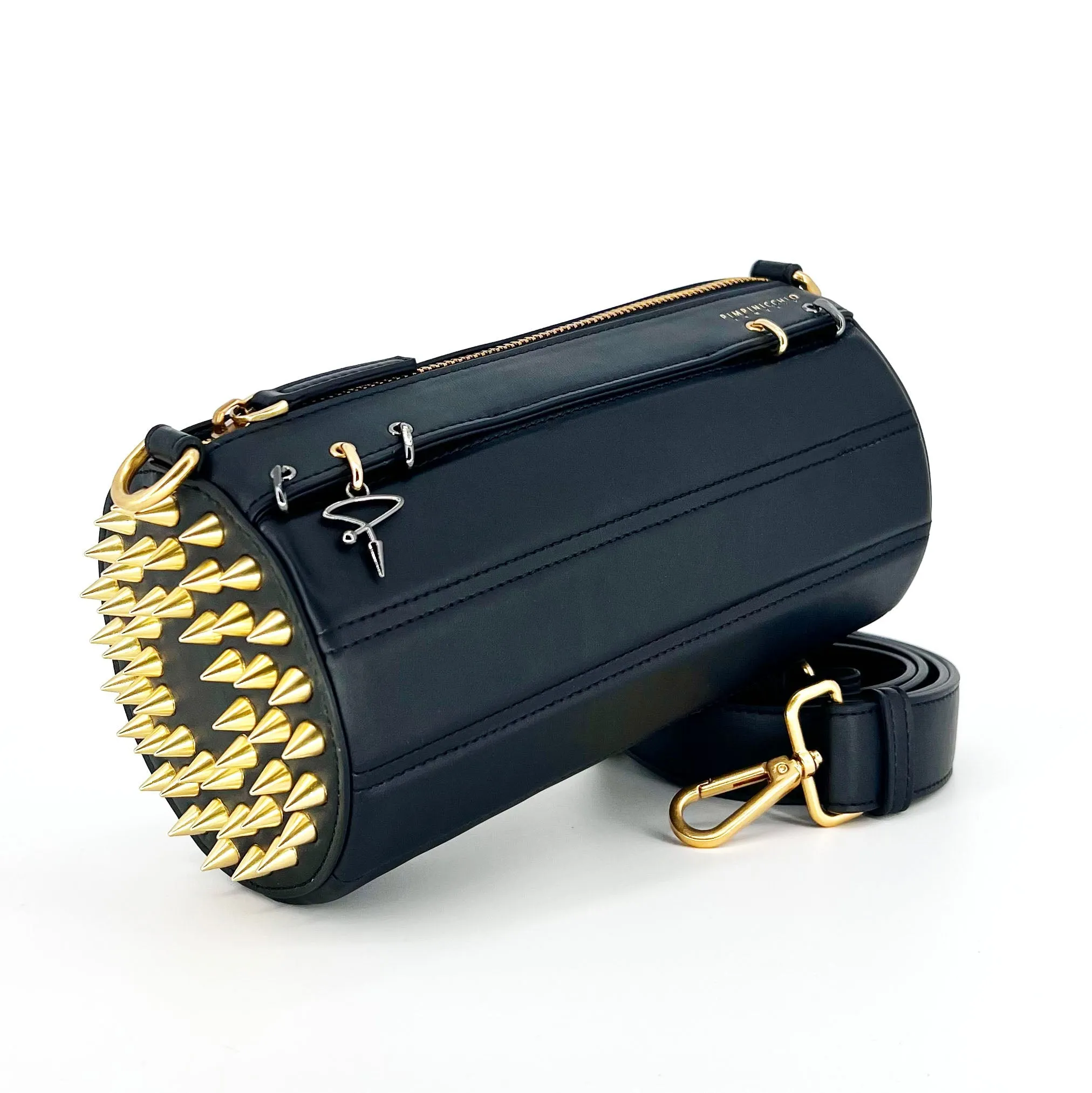 140E Tube Cross-body Bag in Yellow with Chain