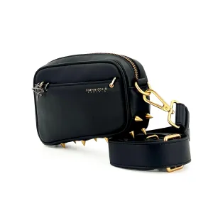 200W Asymmetrical Belt Bag In Black