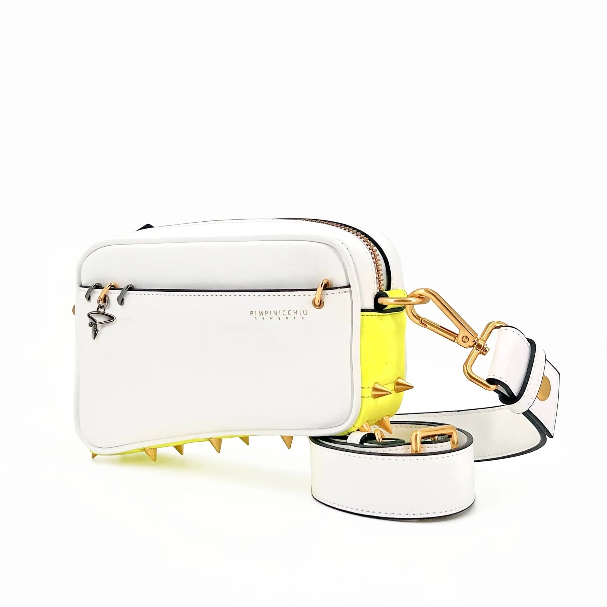 200W Asymmetrical Belt Bag In Black