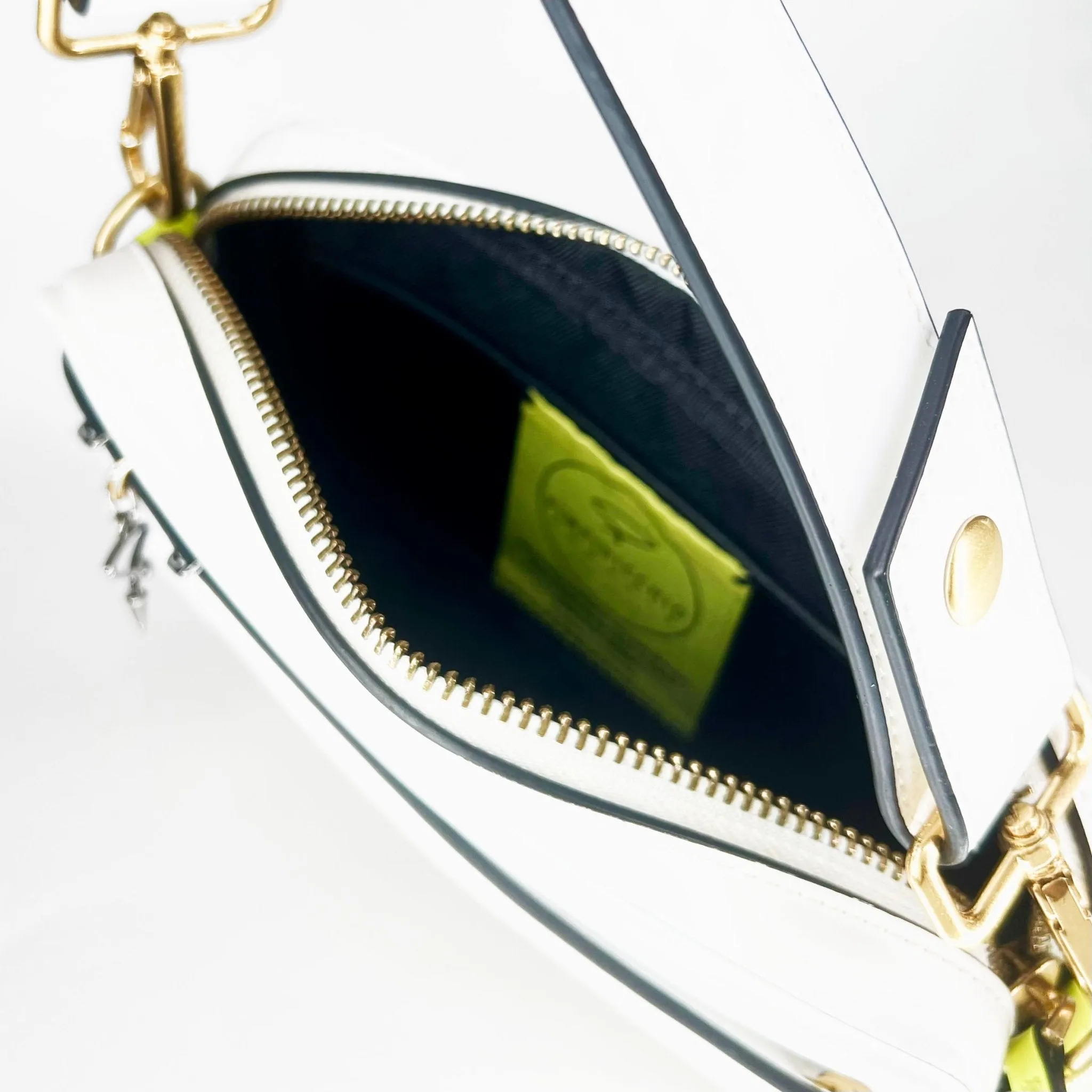 200W Asymmetrical Belt Bag In Black