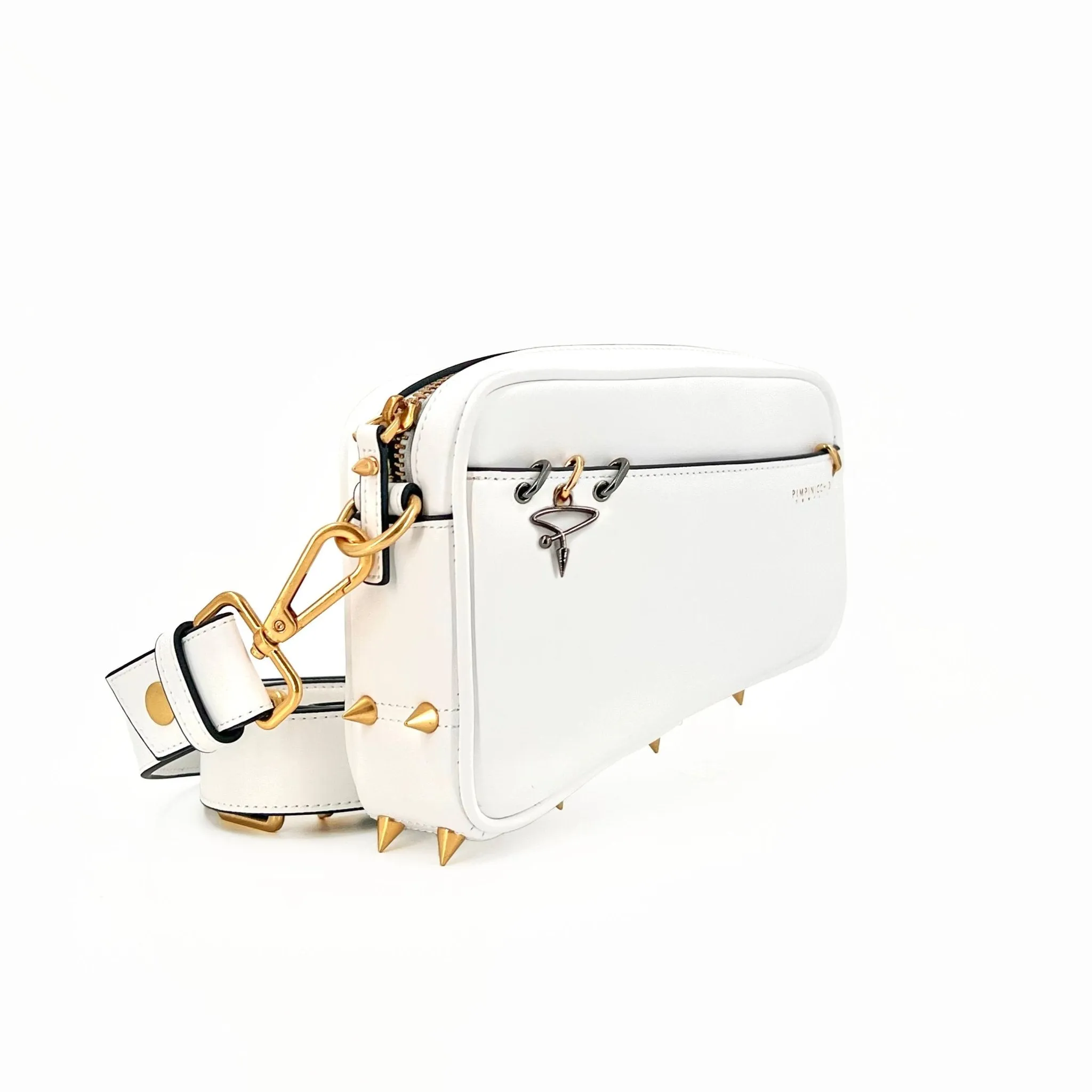200W Asymmetrical Belt Bag In Black