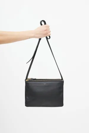 2014 Black Large Trio Crossbody Bag