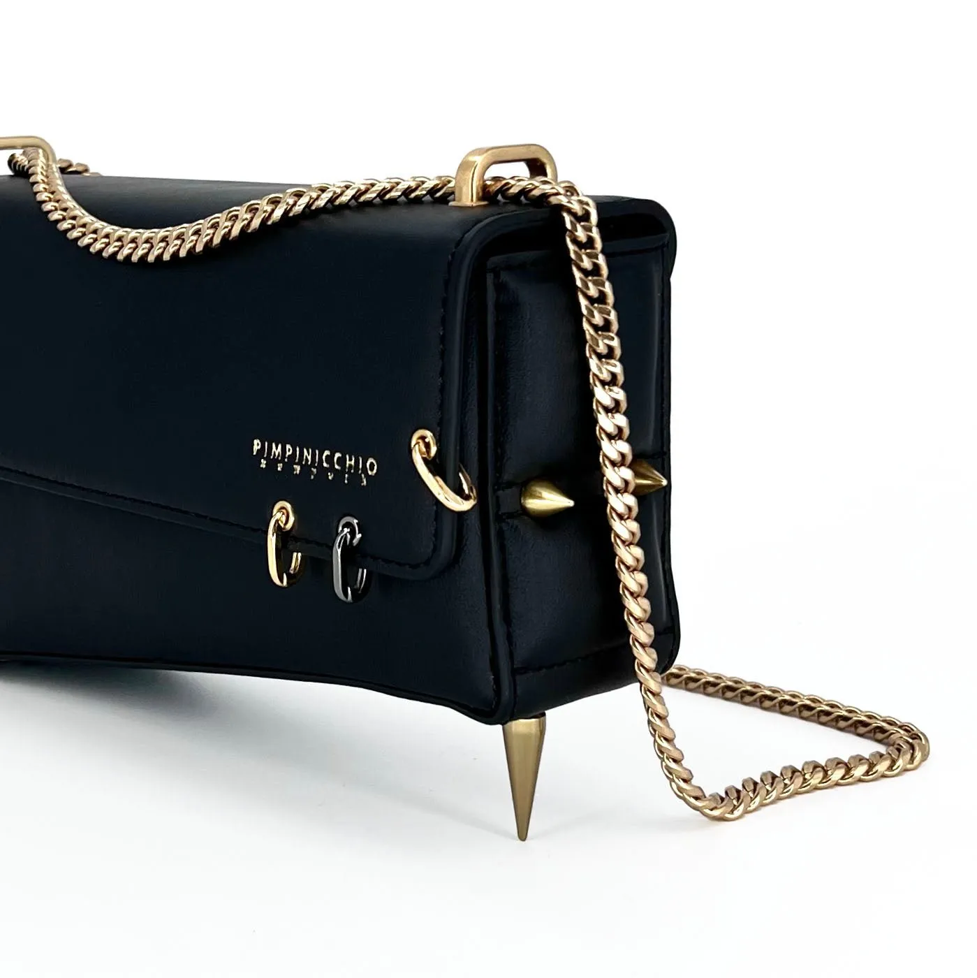 30H Asymmetrical Chain Bag in White