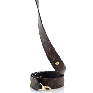 Adjustable Bandouliere Shoulder Strap Monogram Canvas Wide
