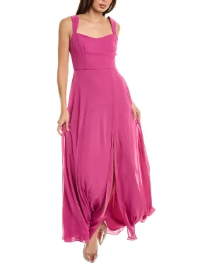 After Six Wide Strap Sweetheart Gown