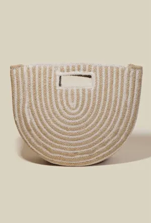 Anarchy Street - Semi Circle Striped Handbag