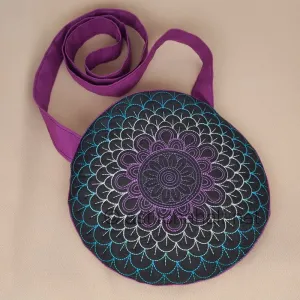 Aurora Borealis Round Cross Body Bag