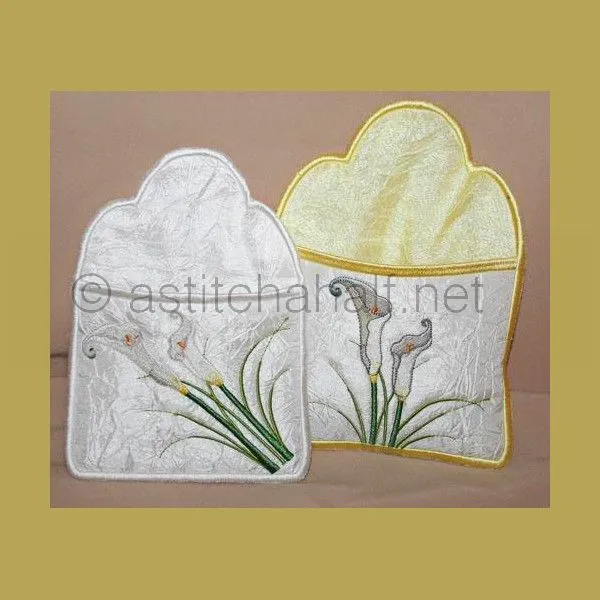 Calla Lily Mini Manicure Bags
