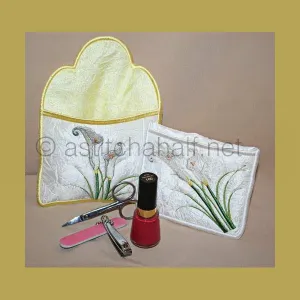 Calla Lily Mini Manicure Bags