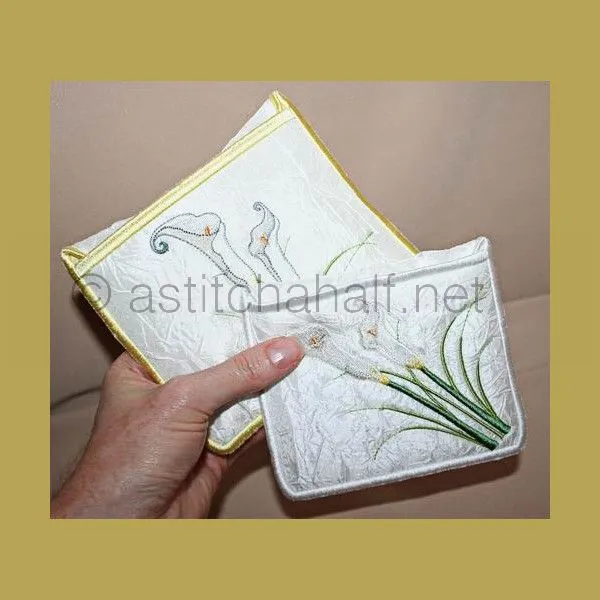 Calla Lily Mini Manicure Bags