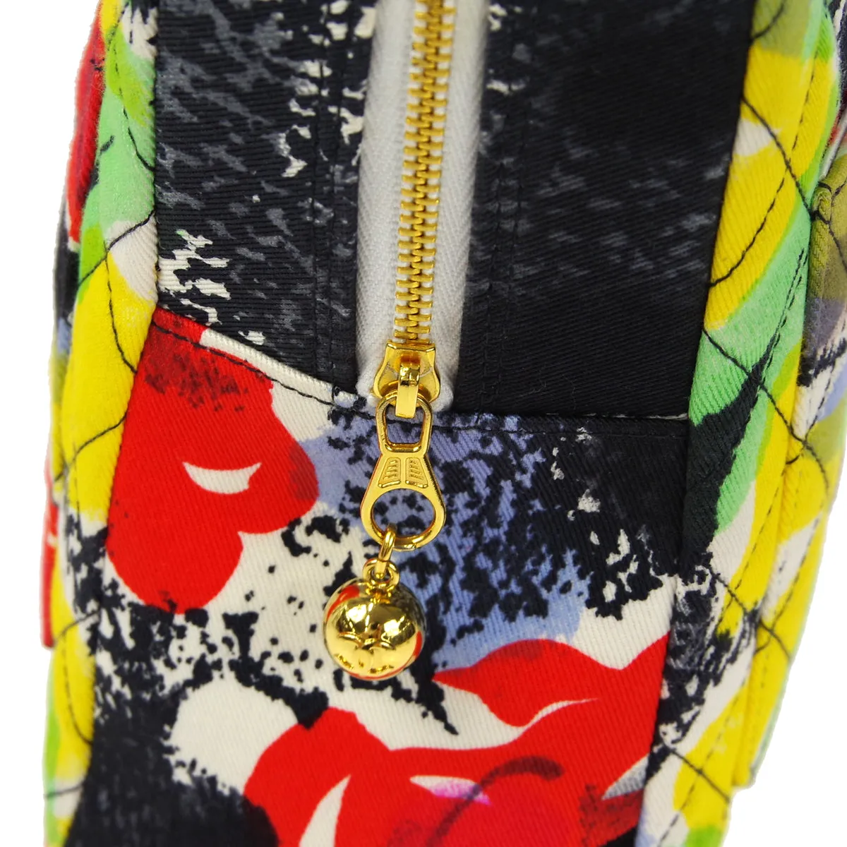 CHANEL 1997 watercolour floral printed Handbag 66428