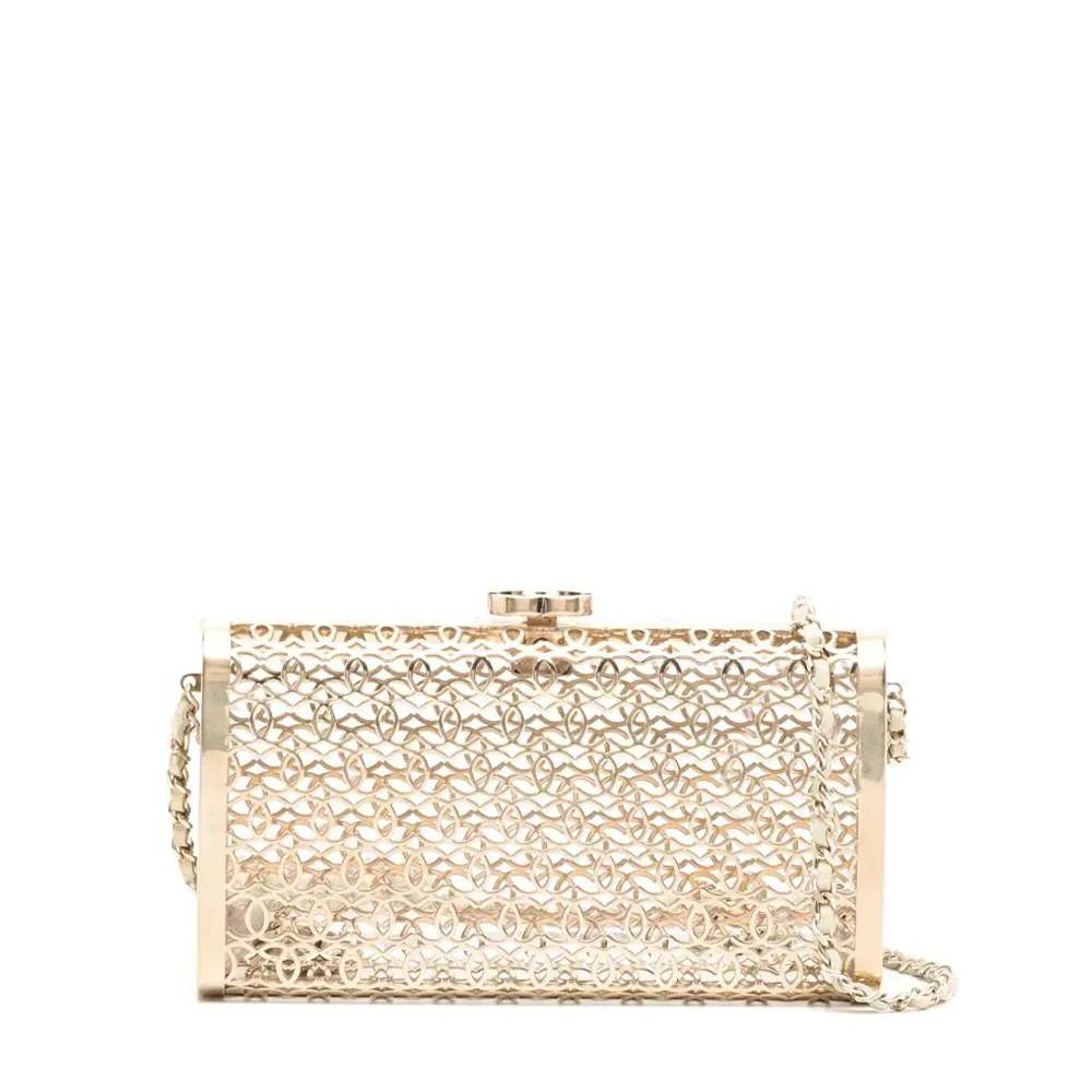 CHANEL 2015 CC Moucharabieh Minaudiere