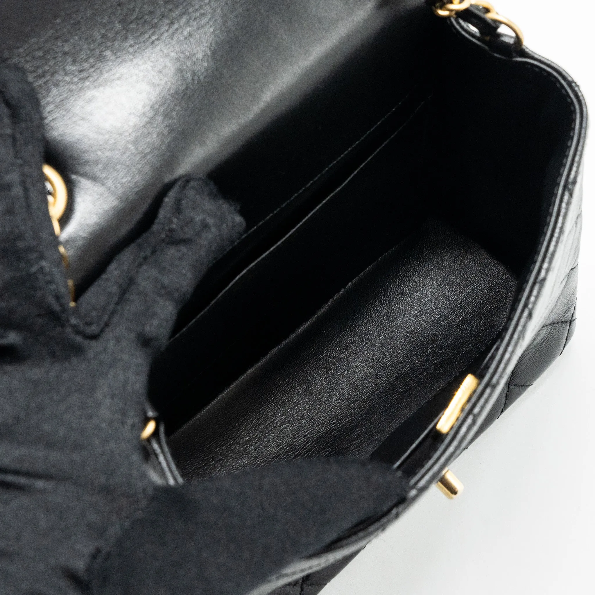 Chanel 22K retro new square large flap bag goatskin black GHW (microchip)
