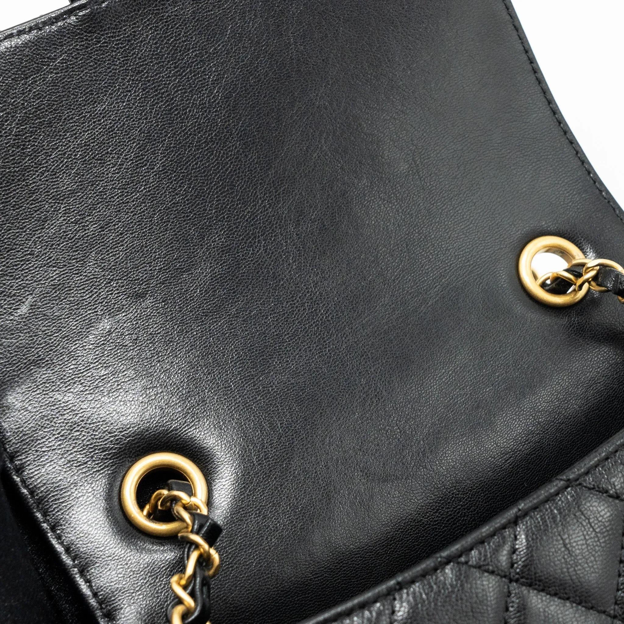 Chanel 22K retro new square large flap bag goatskin black GHW (microchip)