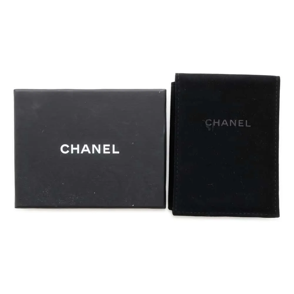 CHANEL Arrow Triangle Swing Necklace Gold AB0263 Metal