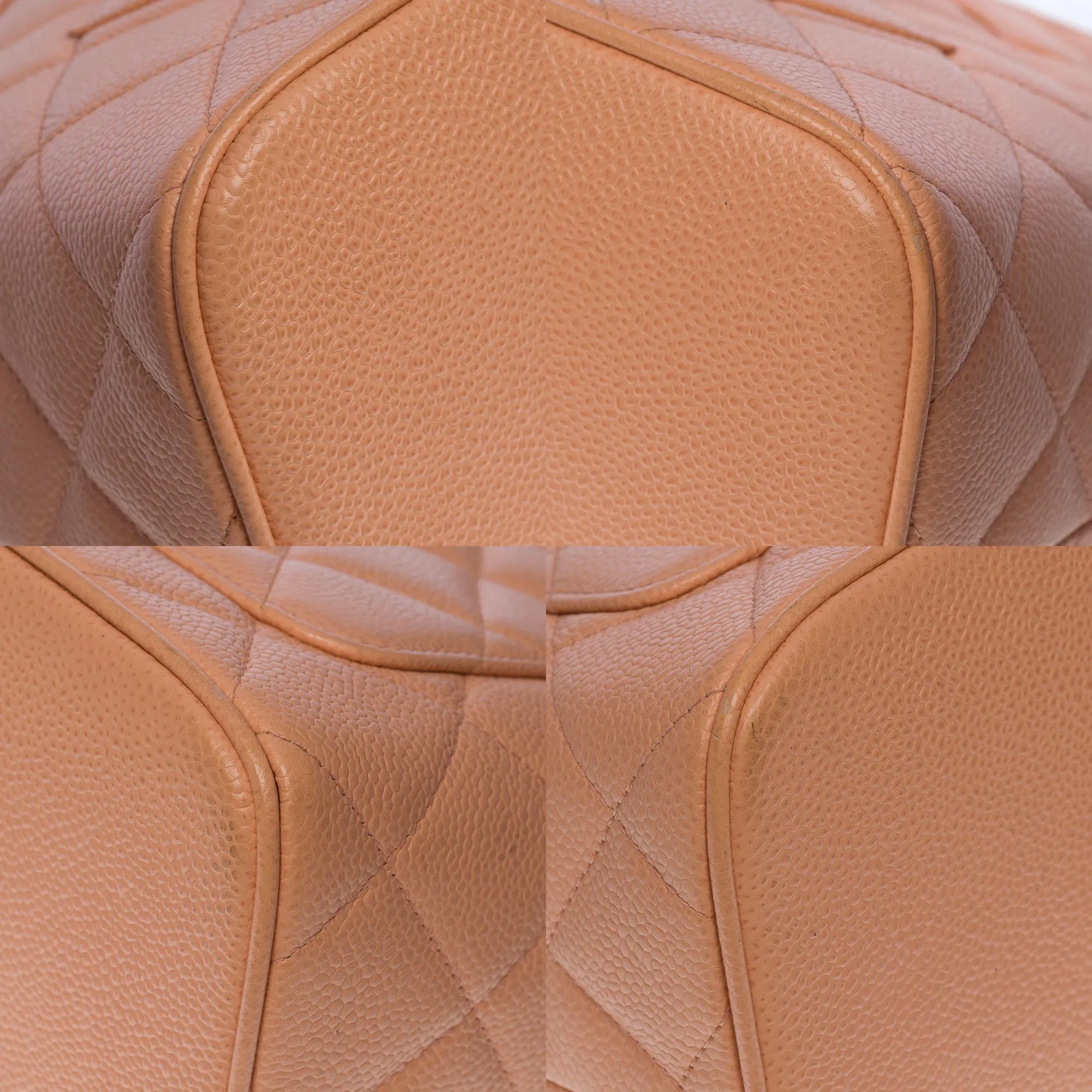 CHANEL Beautiful Cabas Medallion bag in salmon caviar leather, GHW
