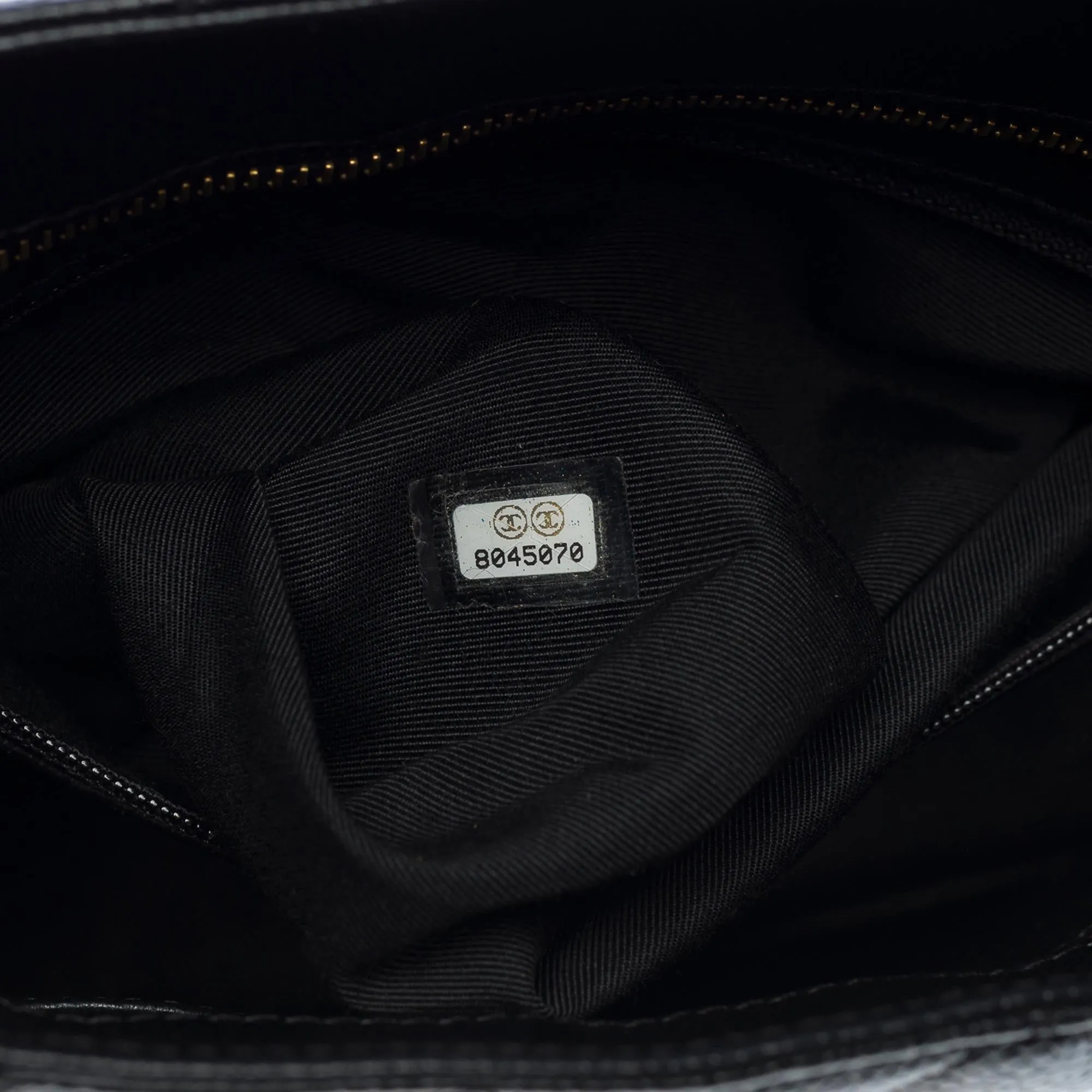 CHANEL Beautiful Medaillon Tote bag in black caviar leather, GHW