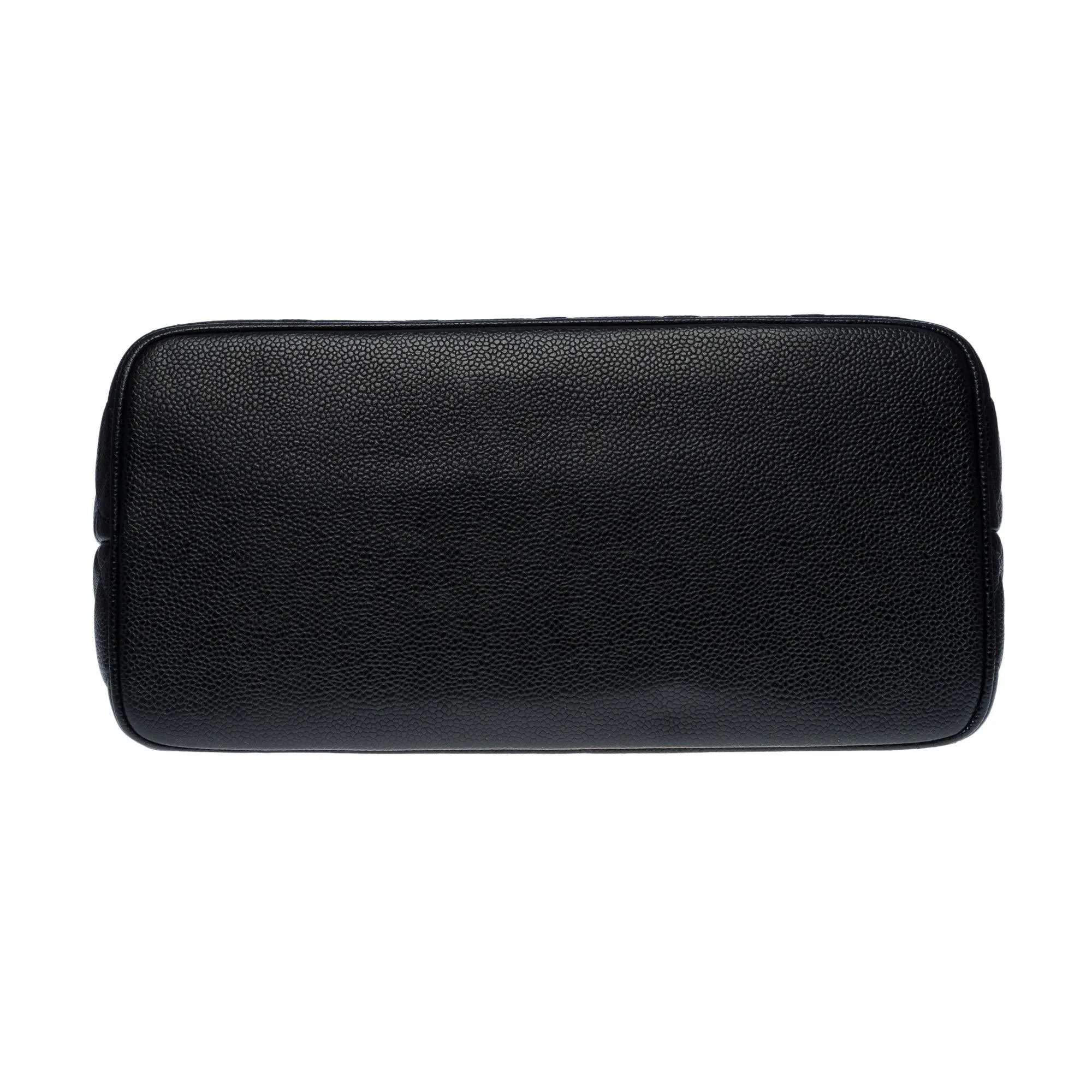CHANEL Beautiful Medaillon Tote bag in black caviar leather, GHW