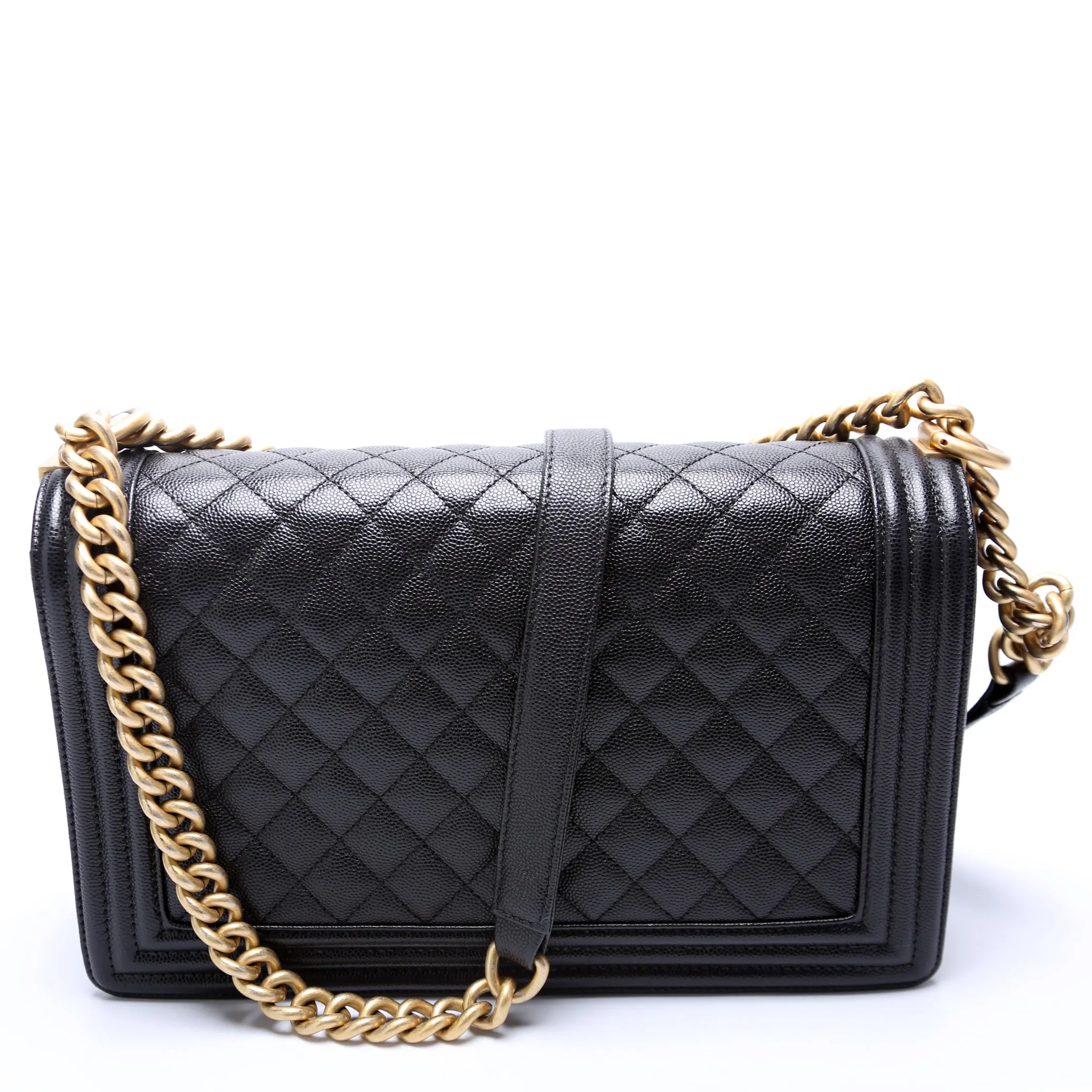 Chanel Boy Flap Medium New Cavier