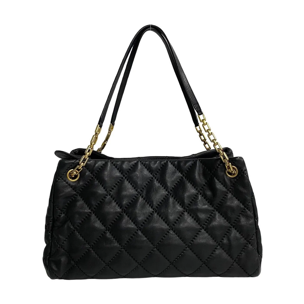 Chanel CC Quilted Retro Chain Tote Leather Tote Bag in Excellent condition