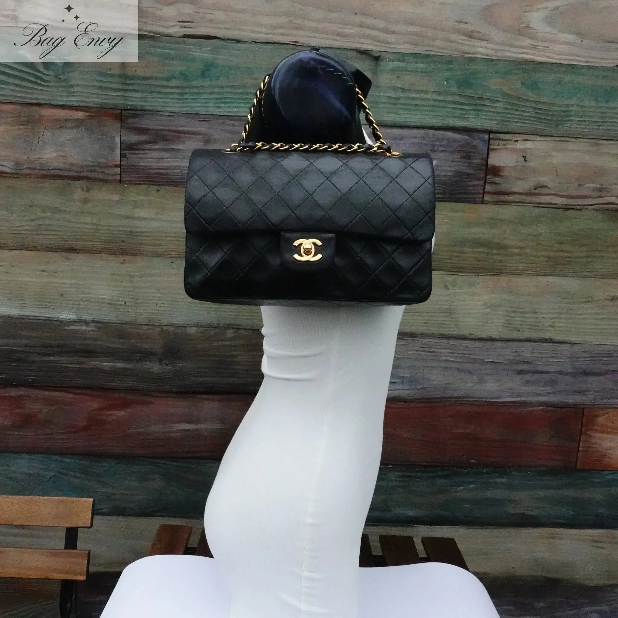 CHANEL Lambskin Medium Classic Double Flap Bag