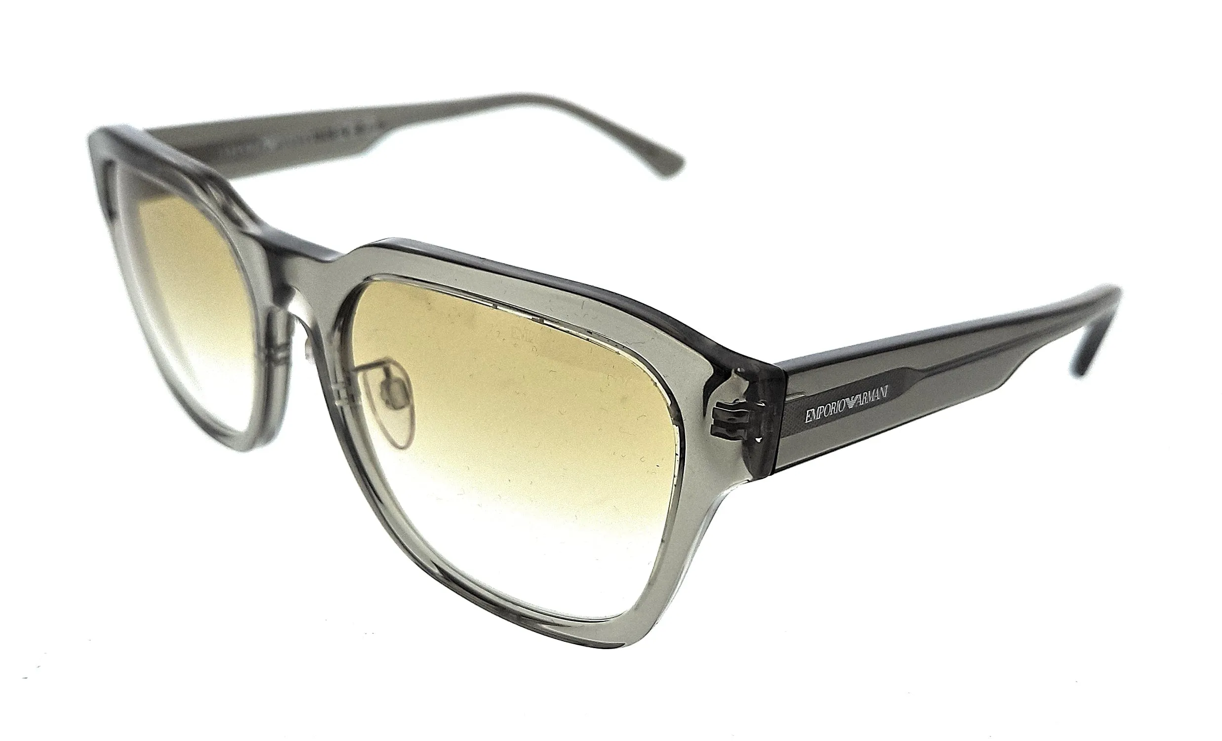 Emporio Armani 0EA4175F 588413 Shiny Transparent Green Square Sunglasses