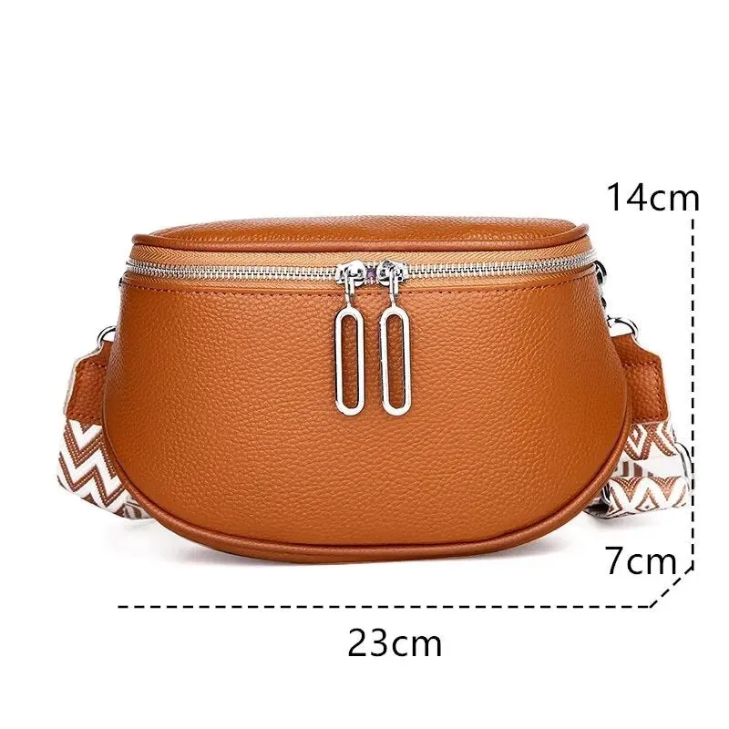 Hipster Crossbody 100% Leather