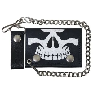 Hot Leathers Skull Leather Wallet
