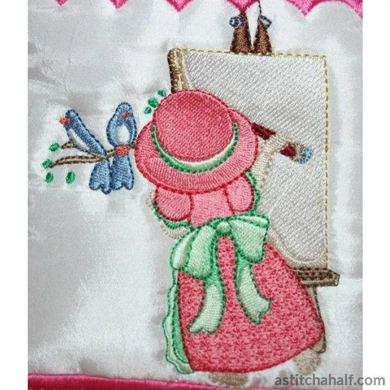 Miss Bonnet Tote Bag 03