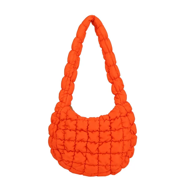 Nylon Puffer Bag Crossbody Bag-Showtown
