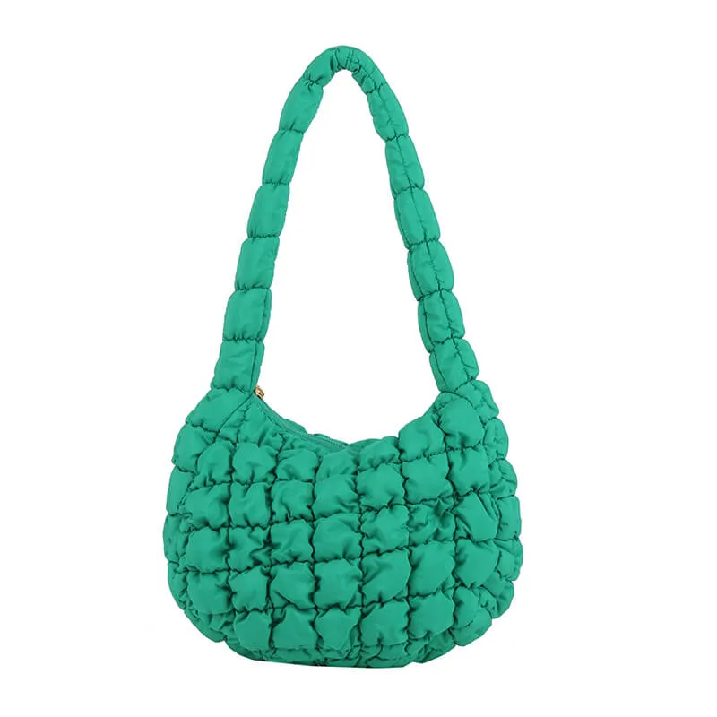 Nylon Puffer Bag Crossbody Bag-Showtown