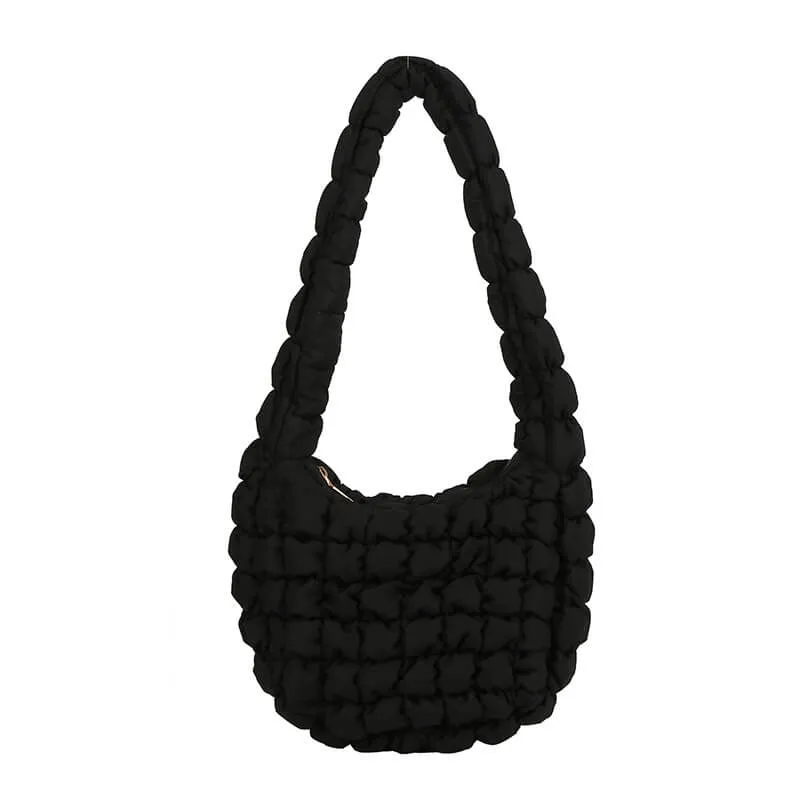 Nylon Puffer Bag Crossbody Bag-Showtown