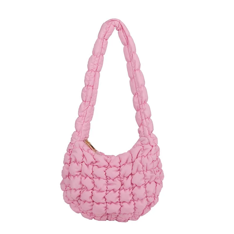 Nylon Puffer Bag Crossbody Bag-Showtown