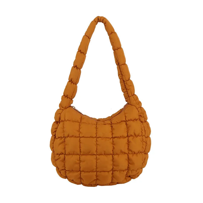 Nylon Puffer Bag Crossbody Bag-Showtown