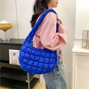 Nylon Puffer Bag Crossbody Bag-Showtown