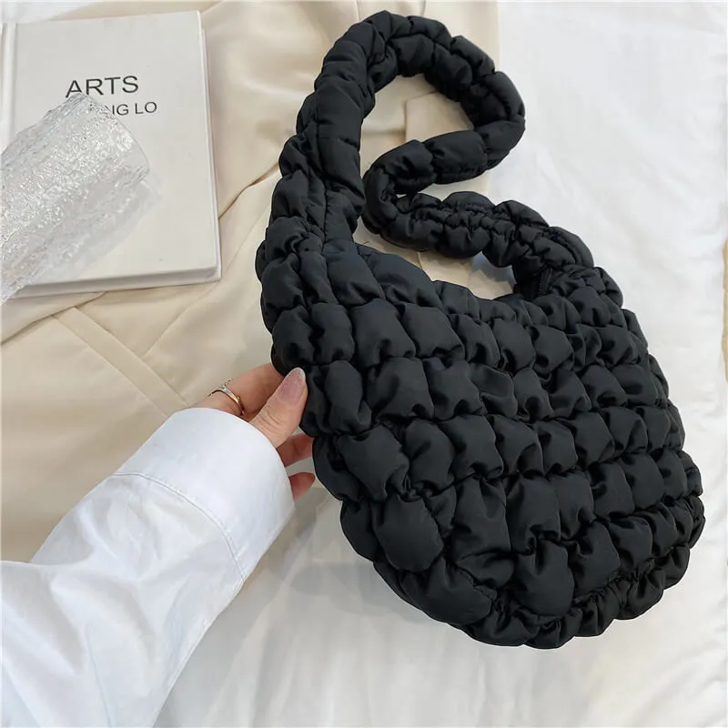 Nylon Puffer Bag Crossbody Bag-Showtown