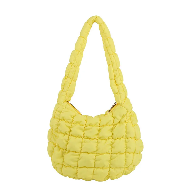 Nylon Puffer Bag Crossbody Bag-Showtown