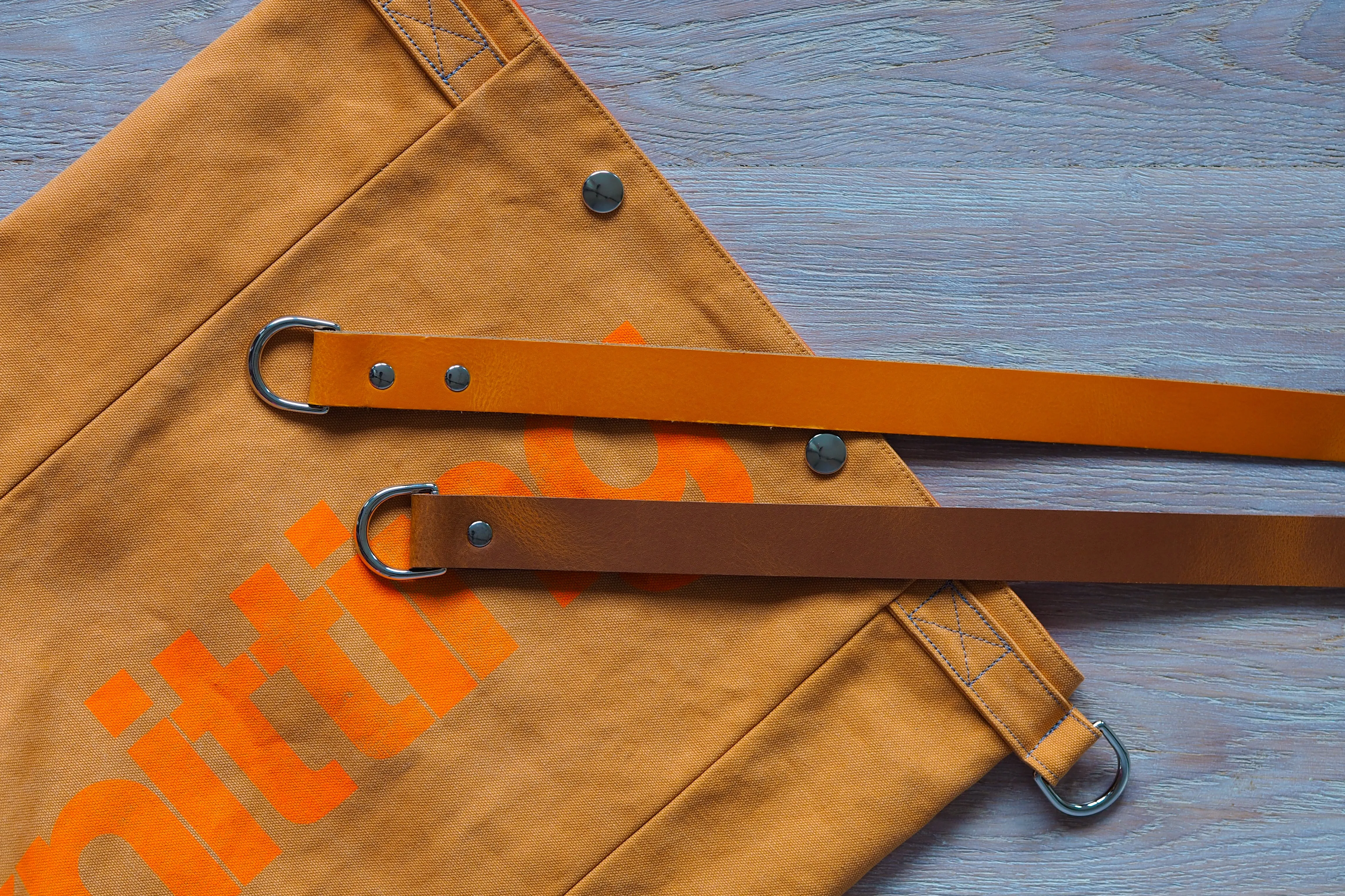 Roll & Stroll Bag - Orange - printed