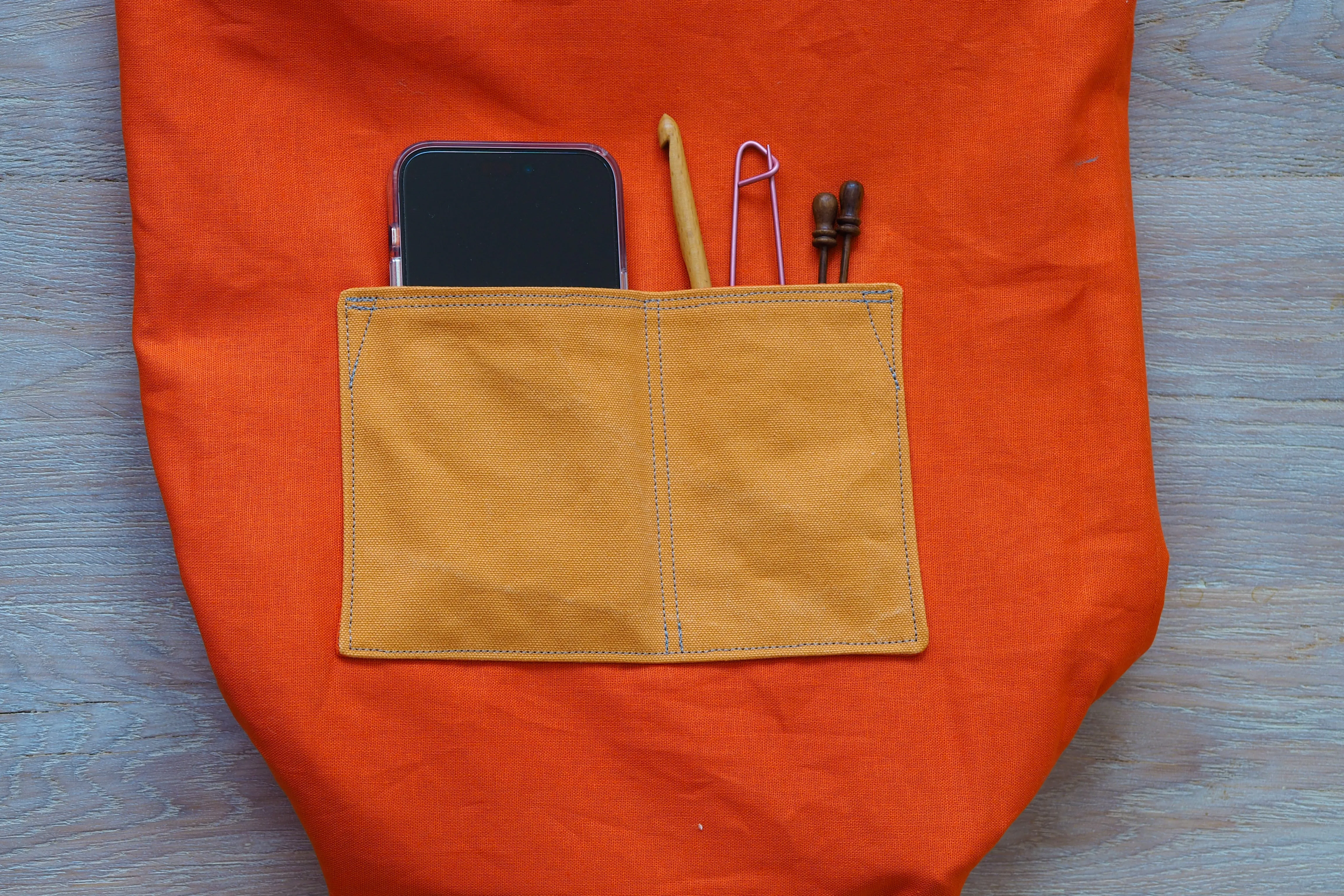 Roll & Stroll Bag - Orange - printed