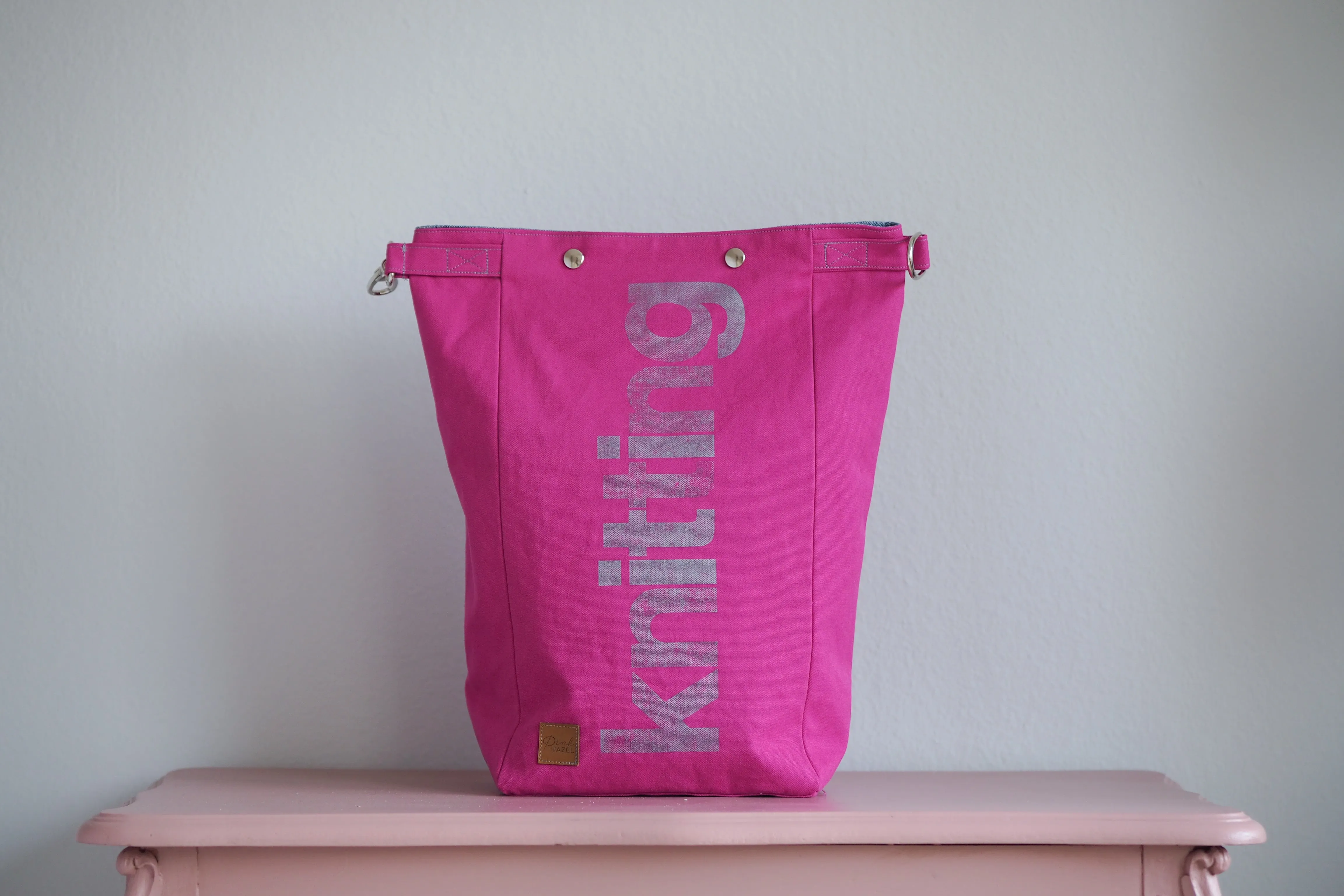 Roll & Stroll Bag - Pink - printed