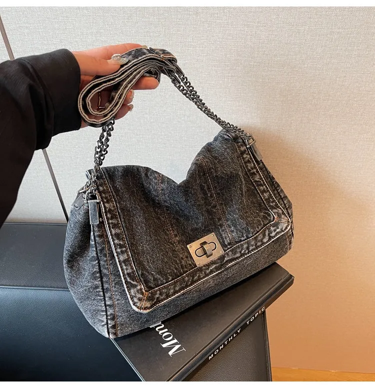 Summer New Fashion Chain Bag Large Capacity Shoulder Messenger Bag