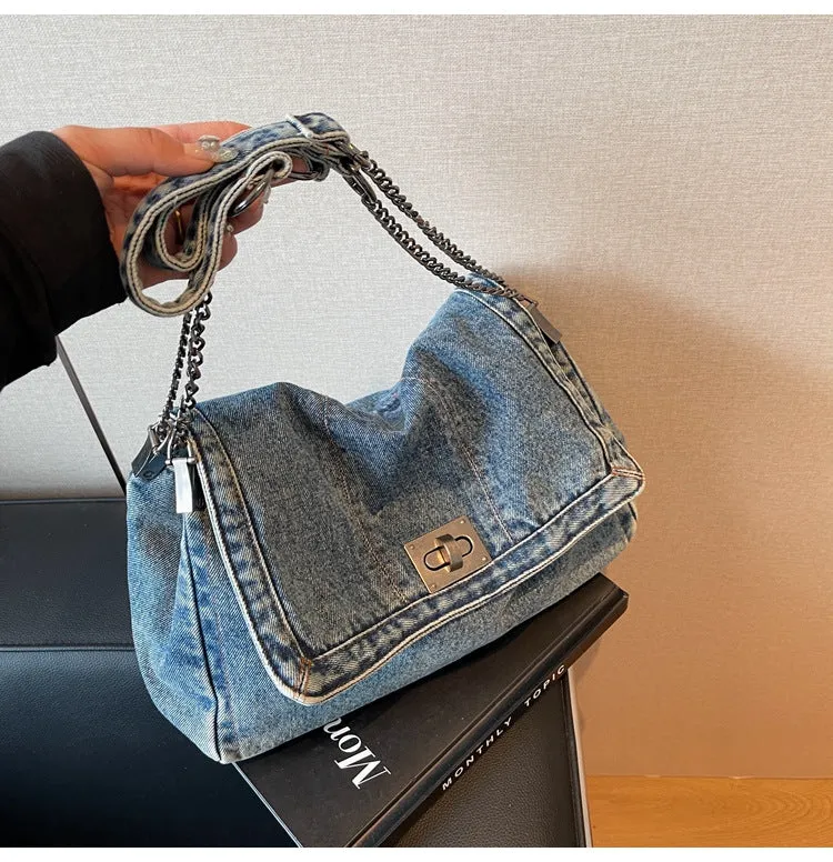 Summer New Fashion Chain Bag Large Capacity Shoulder Messenger Bag
