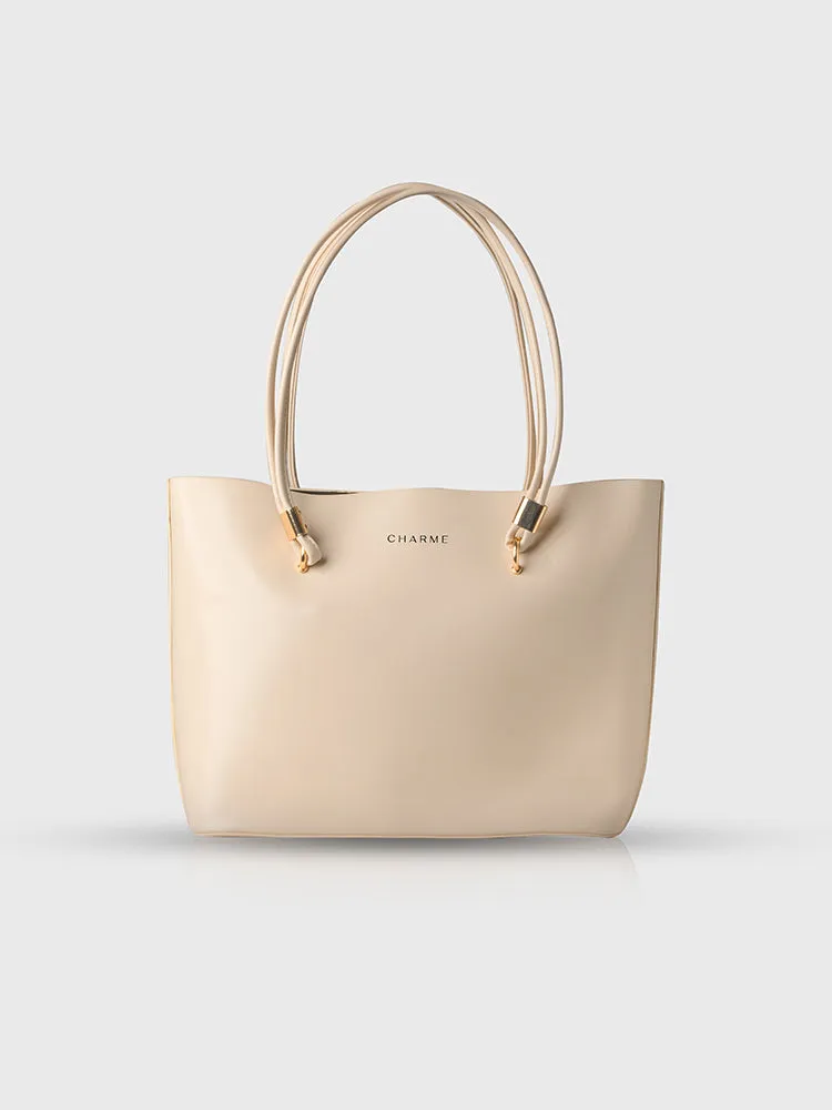 The Legend Tote Bag (White)   Crossbody Mini Bag (Pink)
