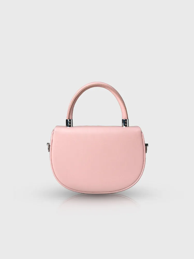 The Legend Tote Bag (White)   Crossbody Mini Bag (Pink)
