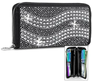 Wave Design Accordion Wallet