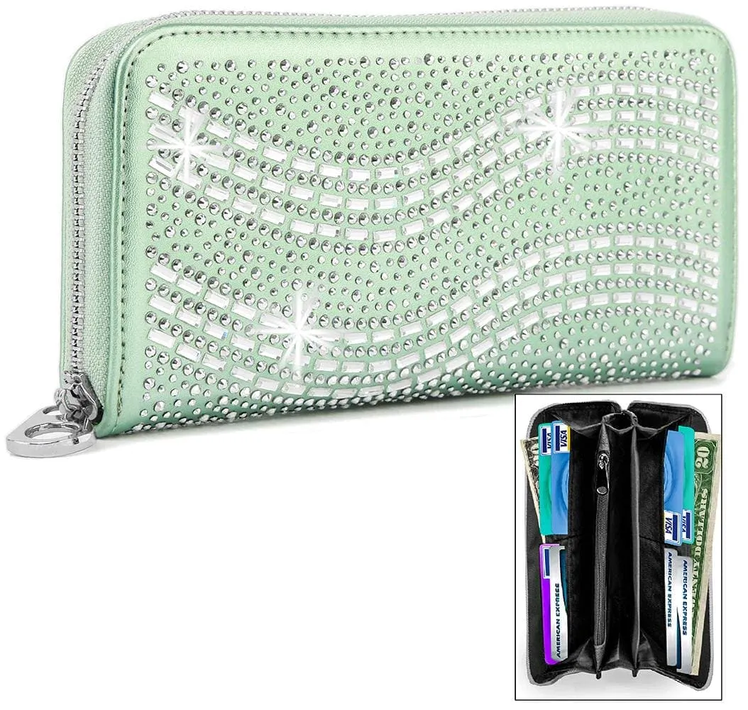 Wave Design Accordion Wallet